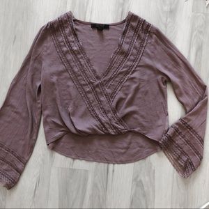 Forever 21 dark lavender top